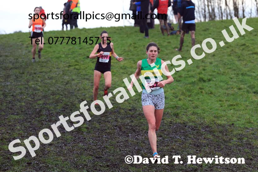 Senior womens 2023 North Eastern Cross Country Champs., Temple Park, South Shields. Photo: David T. Hewitson/Sports for All Pics
